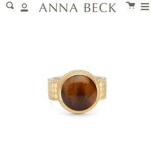 Anna Beck Tiger Eye Cocktail Ring
